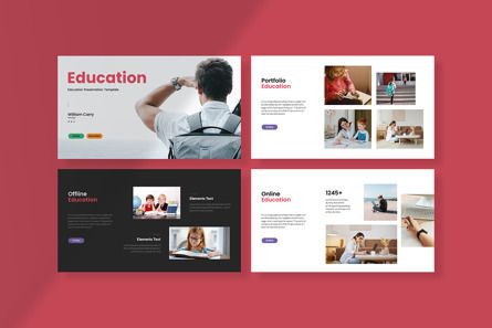 Education PowerPoint Presentation Template, Slide 4, 14305, Education & Training — PoweredTemplate.com