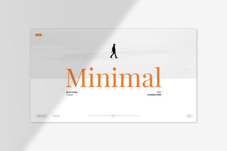 Minimal PowerPoint Template, Slide 2, 14308, Business — PoweredTemplate.com