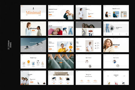 Minimal PowerPoint Template, Slide 7, 14308, Business — PoweredTemplate.com