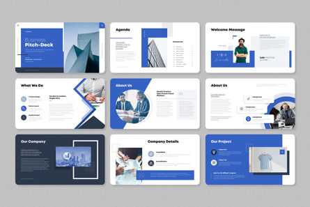 Business Pitch-Deck PowerPoint Presentation Template, Deslizar 2, 14314, Negócios — PoweredTemplate.com