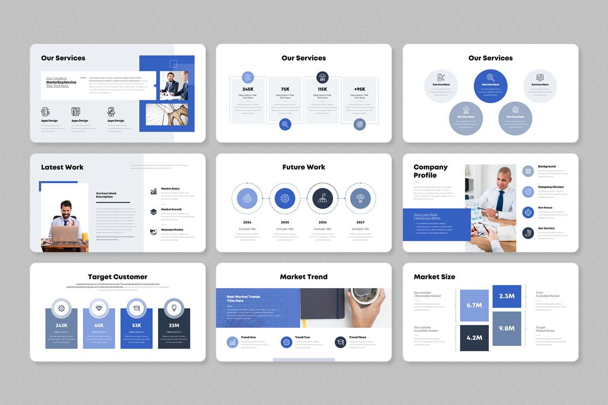 Business Pitch-Deck PowerPoint Presentation Template | Presentation ...