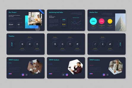 Newmorphic Google Slides Presentation Template, Dia 4, 14316, Bedrijf — PoweredTemplate.com