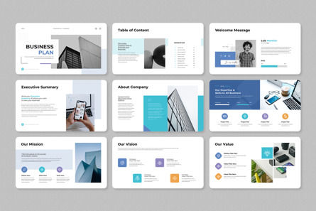 Business Plan Google Slides Presentation Template, Deslizar 2, 14319, Negócios — PoweredTemplate.com