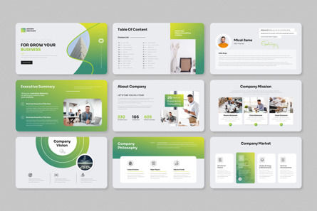 Company Profile Google Slides Presentation Template, Slide 2, 14324, Business — PoweredTemplate.com