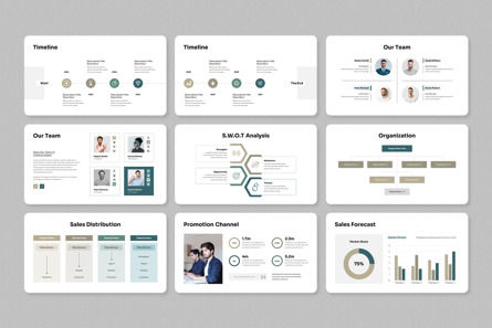 Business Startup Google Slides Presentation Template, 幻灯片 4, 14328, 商业 — PoweredTemplate.com