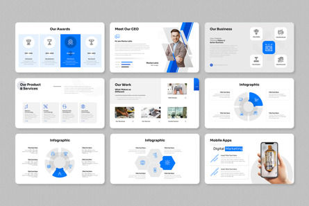Company Profile Google Slides Presentation Template, Slide 4, 14329, Business — PoweredTemplate.com