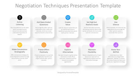 Free Negotiation Techniques Presentation Template, Slide 2, 14360, Careers/Industry — PoweredTemplate.com