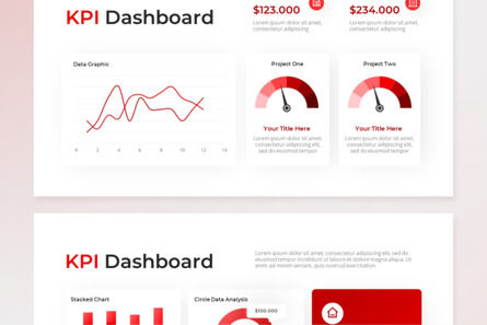 Pro KPI Dashboard - PowerPoint Template, Slide 4, 14361, Business — PoweredTemplate.com
