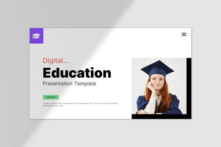 Education PowerPoint Template, Slide 2, 14363, Education & Training — PoweredTemplate.com