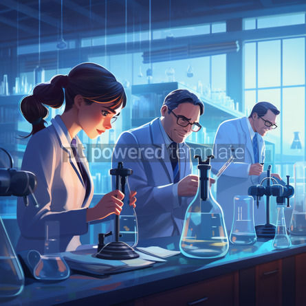 People: Illustration Focused Research #52483 AI Image