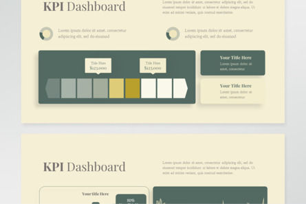 Classic KPI Dashboard - PowerPoint Template, Deslizar 4, 14369, Negócios — PoweredTemplate.com