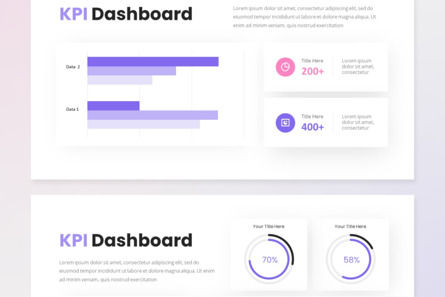 Business KPI Dashboard - PowerPoint Template, Slide 4, 14373, Business — PoweredTemplate.com