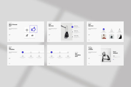 Clean Minimal PowerPoint Template, Slide 6, 14377, Business — PoweredTemplate.com