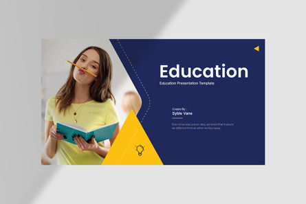 Education PowerPoint Presentation Template, Diapositive 3, 14381, Education & Training — PoweredTemplate.com