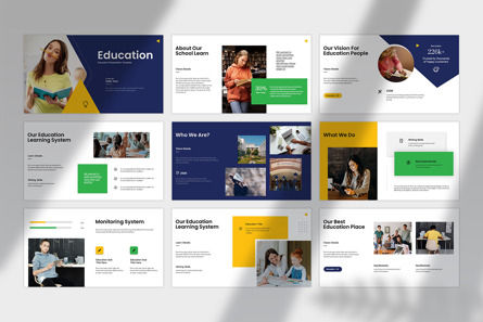 Education PowerPoint Presentation Template, Slide 9, 14381, Education & Training — PoweredTemplate.com
