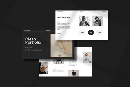 Clean Portfolio Presentation Template, Dia 5, 14383, Bedrijf — PoweredTemplate.com