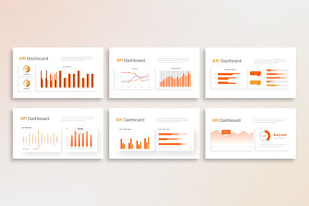 Elegant KPI Dashboard - PowerPoint Template, 幻灯片 2, 14385, 商业 — PoweredTemplate.com