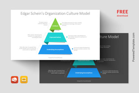 Free Edgar Schein Organizational Culture Model Presentation Template, Gratis Tema di Presentazioni Google, 14390, Modelli di lavoro — PoweredTemplate.com