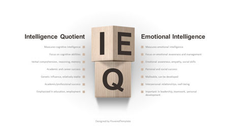 Comparison of Cognitive Intelligence and Emotional Intelligence Presentation Template, Diapositiva 2, 14391, 3D — PoweredTemplate.com