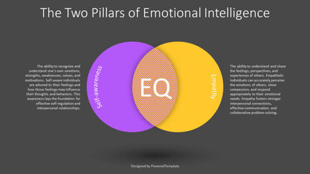 Free Two Pillars of Emotional Intelligence Presentation Template, Slide 3, 14393, Business Models — PoweredTemplate.com