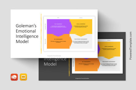 Goleman's Emotional Intelligence Model Presentation Template, Tema di Presentazioni Google, 14394, Modelli di lavoro — PoweredTemplate.com