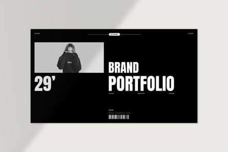 Brand Portfolio PowerPoint Template, スライド 4, 14397, ビジネス — PoweredTemplate.com