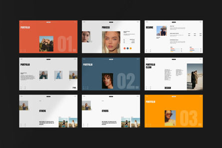 Brand Portfolio PowerPoint Template, Slide 9, 14397, Bisnis — PoweredTemplate.com