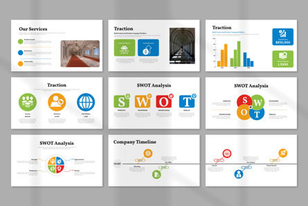 Business Minimal Presentation Template, Diapositive 9, 14398, Business — PoweredTemplate.com