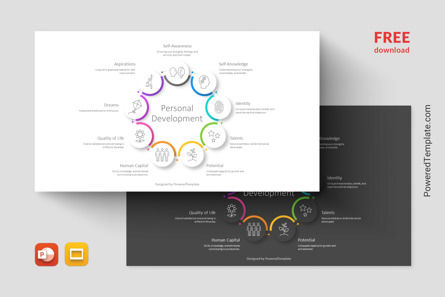 Free Personal Development Presentation Template, 無料 Googleスライドのテーマ, 14400, ビジネスモデル — PoweredTemplate.com