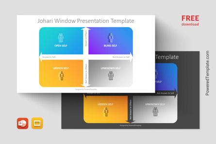 Free Johari Window Presentation Template, 無料 Googleスライドのテーマ, 14409, ビジネスモデル — PoweredTemplate.com