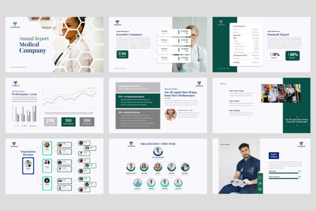 Medical Annual Report Power Point Template, Diapositive 2, 14414, Business — PoweredTemplate.com