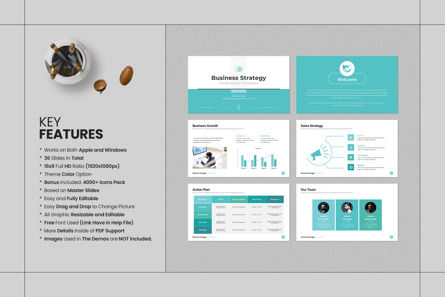Business Strategy Google Slides Template, Diapositive 2, 14416, Business — PoweredTemplate.com