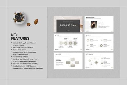 Business Plan Keynote Template, Diapositive 2, 14417, Business — PoweredTemplate.com