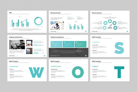 Business Strategy PowerPoint Template, Slide 6, 14421, Lavoro — PoweredTemplate.com