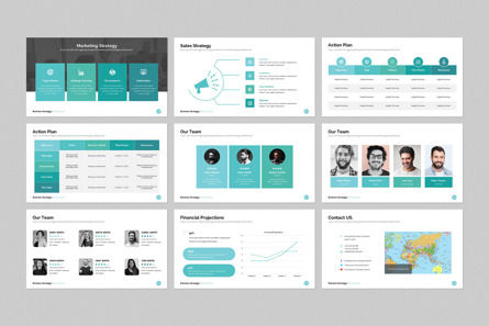 Business Strategy PowerPoint Template, Slide 8, 14421, Lavoro — PoweredTemplate.com