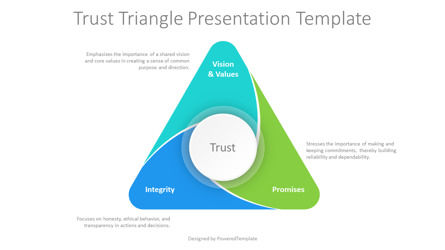 Free Trust Triangle Presentation Template, Dia 2, 14442, Business Concepten — PoweredTemplate.com