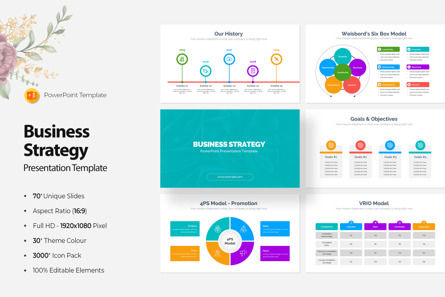 Business Strategy PowerPoint Template, 幻灯片 2, 14461, 商业 — PoweredTemplate.com