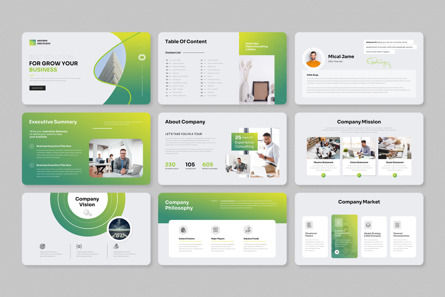Company Profile PowerPoint Presentation Template, Deslizar 2, 14483, Negócios — PoweredTemplate.com
