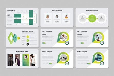 Company Profile PowerPoint Presentation Template, Deslizar 4, 14483, Negócios — PoweredTemplate.com