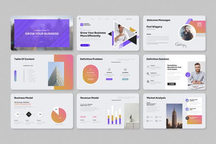 Business Plan PowerPoint Presentation Template, Dia 2, 14484, Bedrijf — PoweredTemplate.com