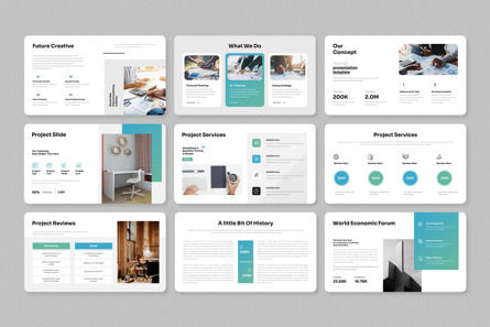 Creative Pro PowerPoint Presentation Template, Slide 3, 14492, Business — PoweredTemplate.com
