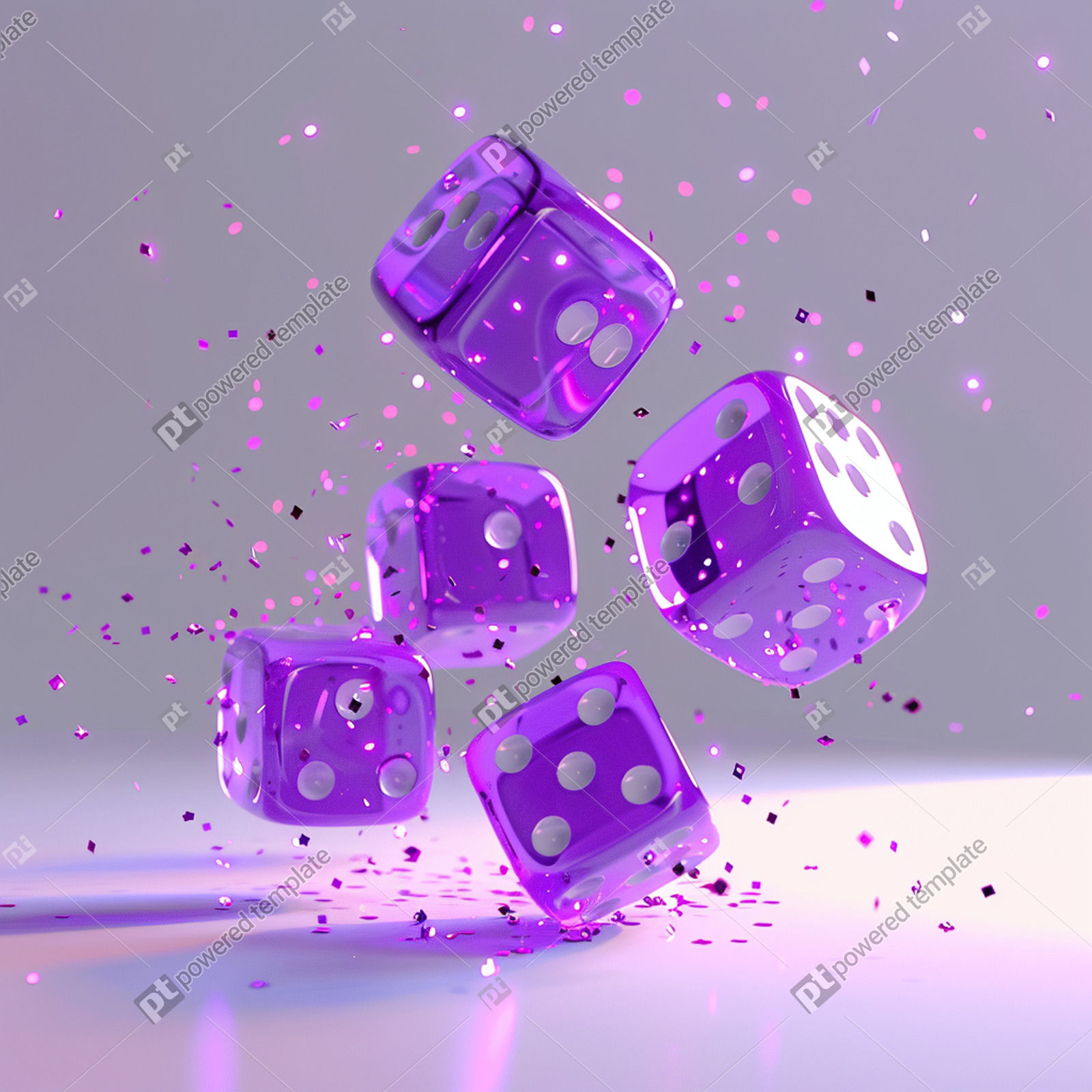 Illustration rolling the dice ai image poweredtemplate 141501