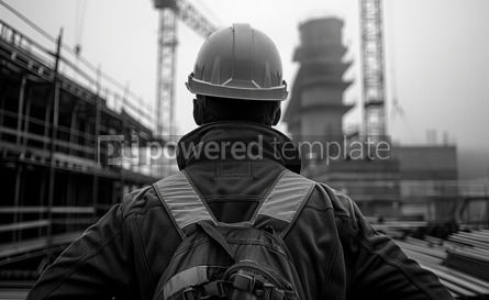 Industrial: Photo of a Construction Worker #53005 Free AI Image