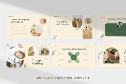 Aesthetic Eco Friendly Packagings - PowerPoint Template, 슬라이드 2, 14517, 비즈니스 — PoweredTemplate.com