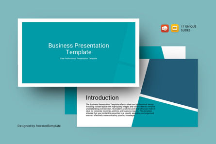 Free Business Presentation Template, Gratis Templat PowerPoint, 14537, Abstrak/Tekstur — PoweredTemplate.com