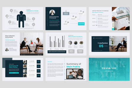 Thesis Defense Psychology PowerPoint Template, Diapositiva 5, 14551, Negocios — PoweredTemplate.com