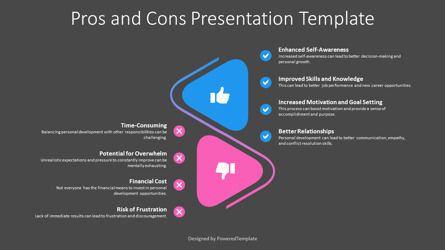 Free Pros and Cons Presentation Template, Folie 3, 14557, Business Konzepte — PoweredTemplate.com