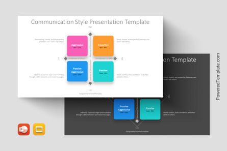 Communication Style Presentation Template, Tema de Google Slides, 14560, Modelos de negocios — PoweredTemplate.com