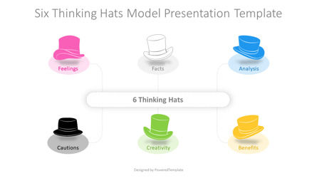 Free Six Thinking Hats Model Presentation Template, Diapositive 2, 14569, Modèles commerciaux — PoweredTemplate.com