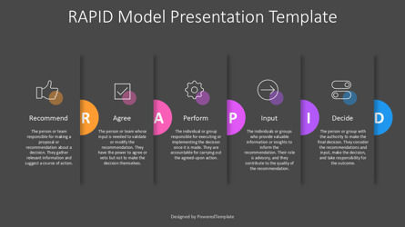 RAPID Decision Framework Presentation Template, Diapositiva 3, 14573, Modelos de negocios — PoweredTemplate.com